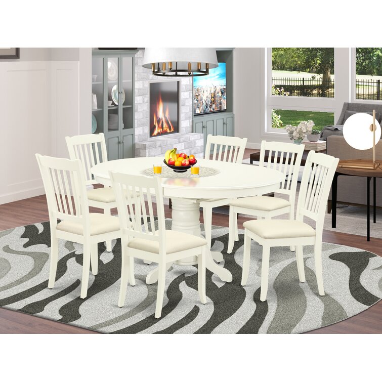 Winston Porter Bridgton Extendable Solid Wood Dining Set Wayfair Canada   Bridgton Extendable Solid Wood Dining Set 